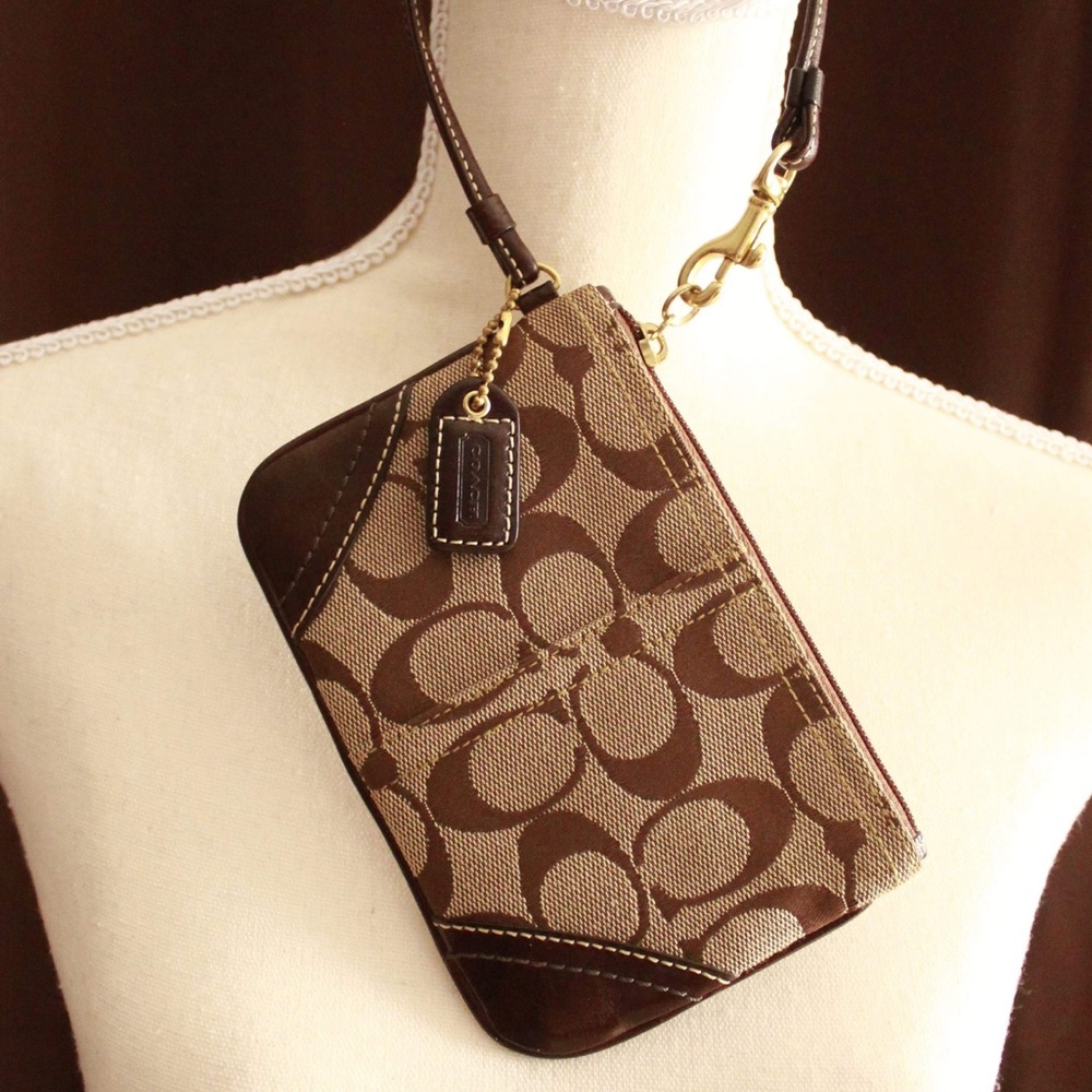 Authentic coach wristlet